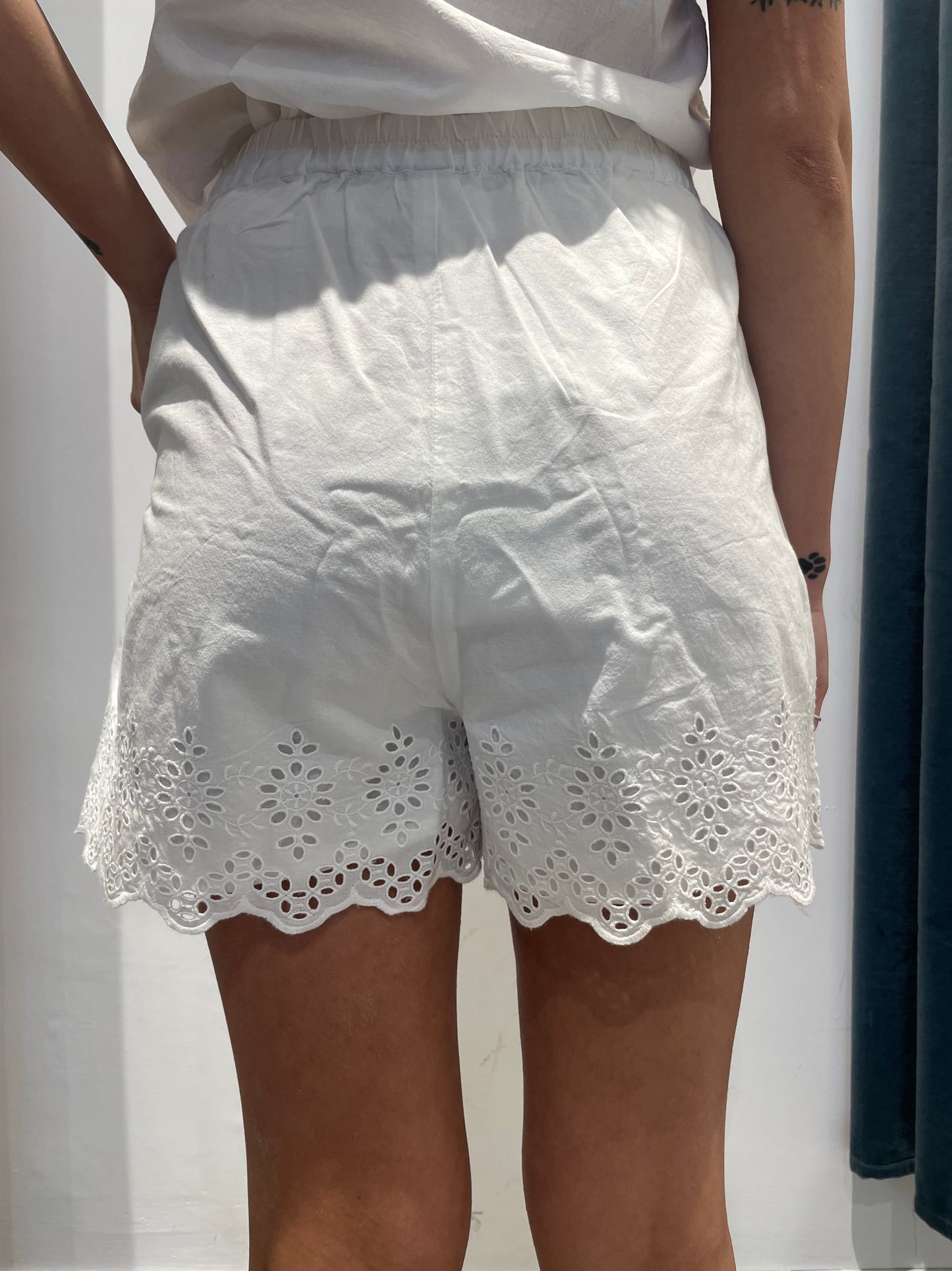 only shorts cotone pizzo