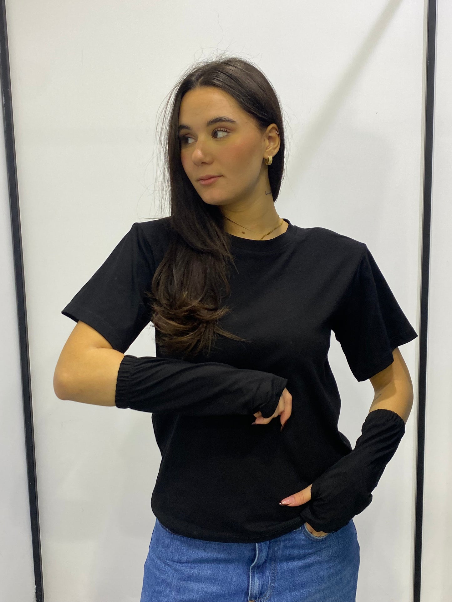 glitter t-shirt manicotti