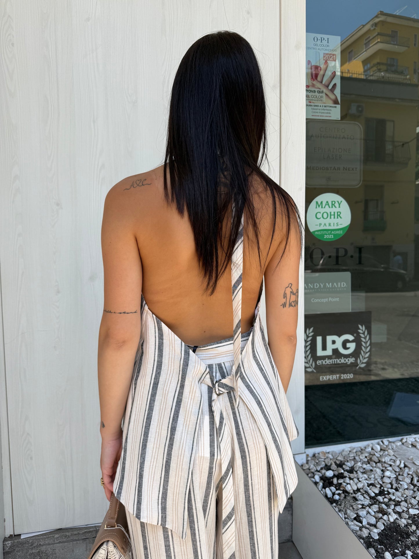 lumina gilet righe