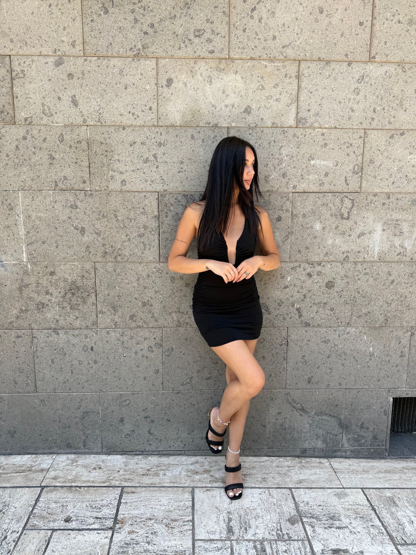 victor mini dress arriccio laterale