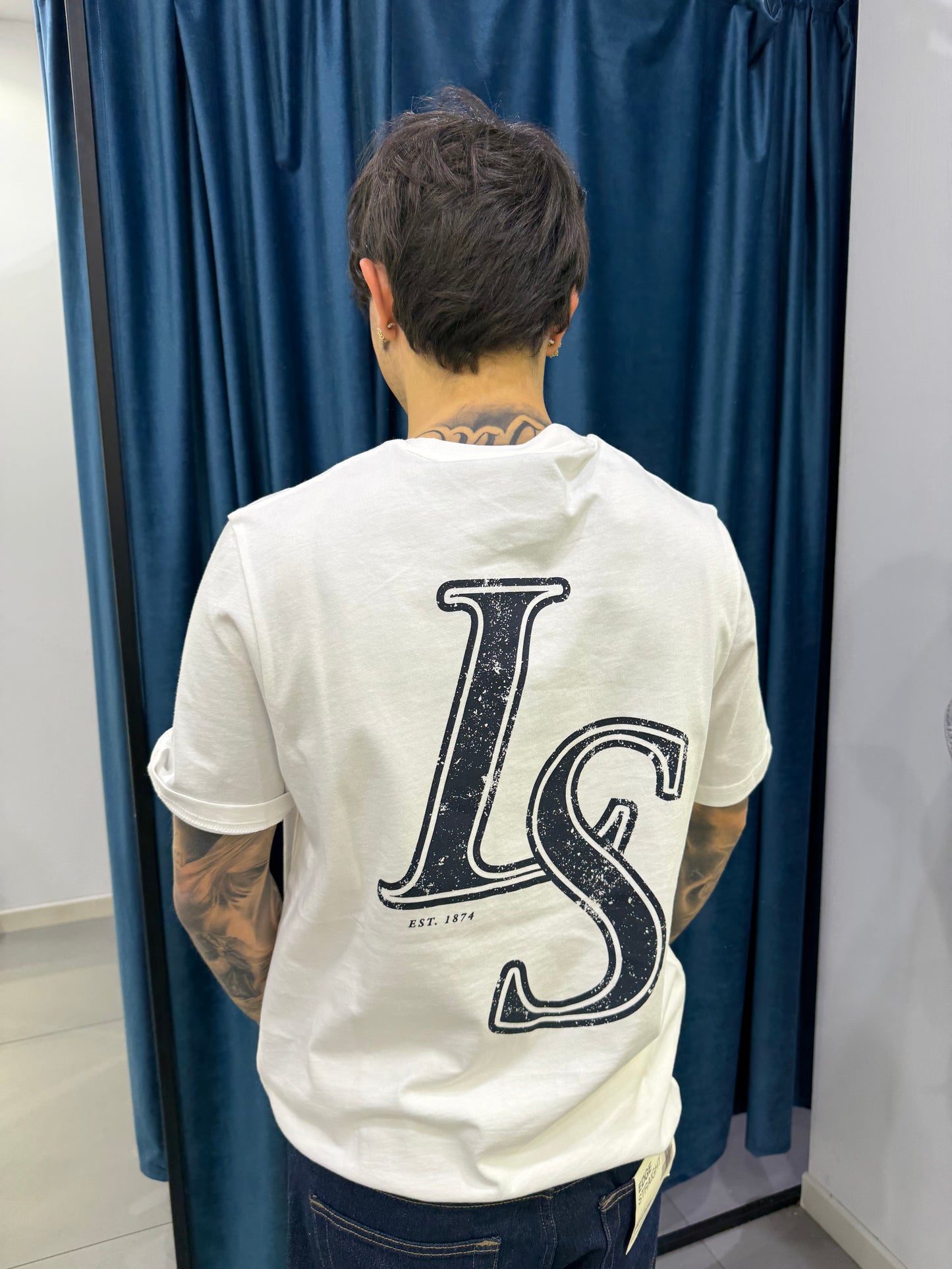 lyle&scott tshirt logo lettere