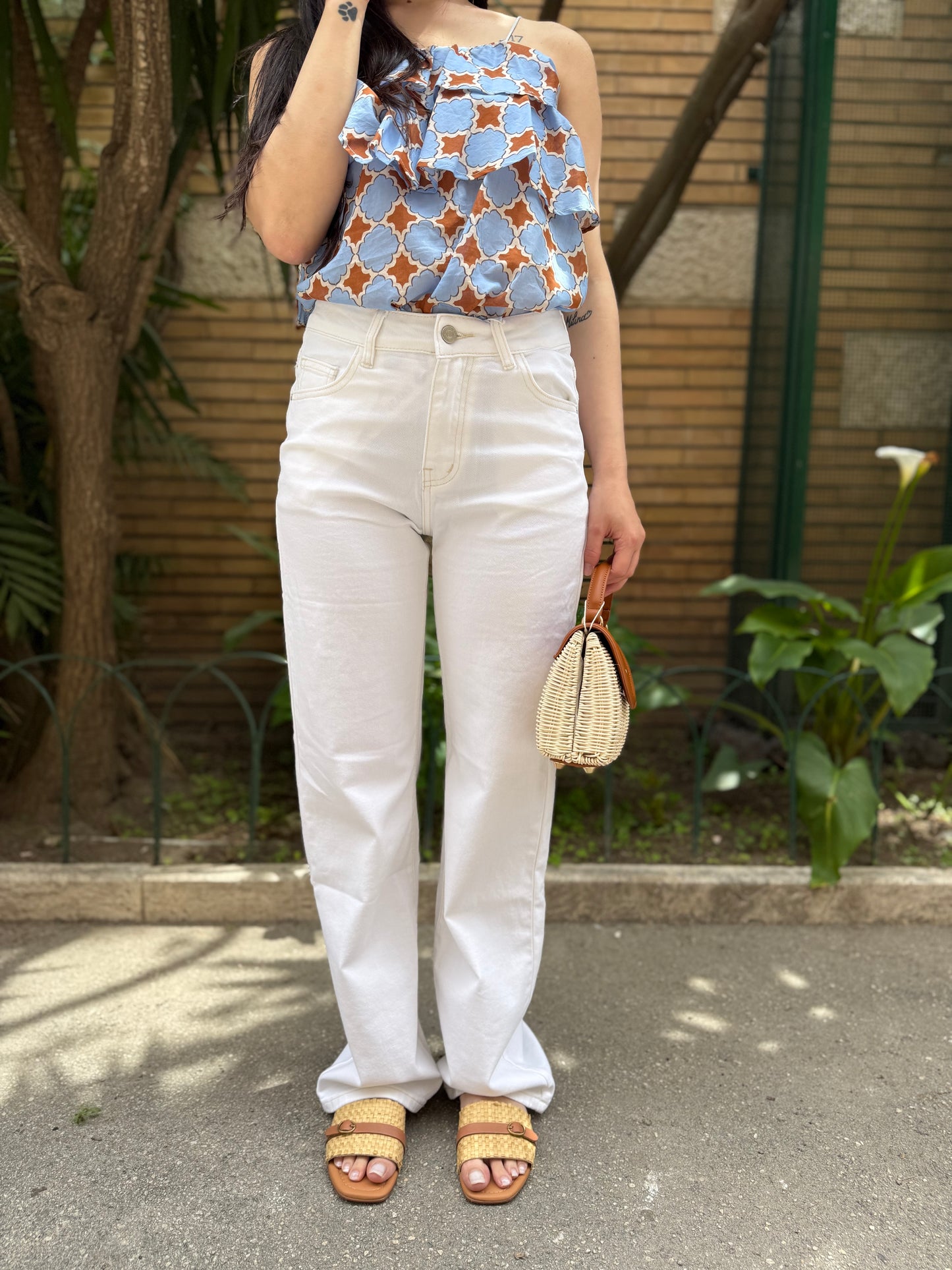 miss bon wide leg jeans