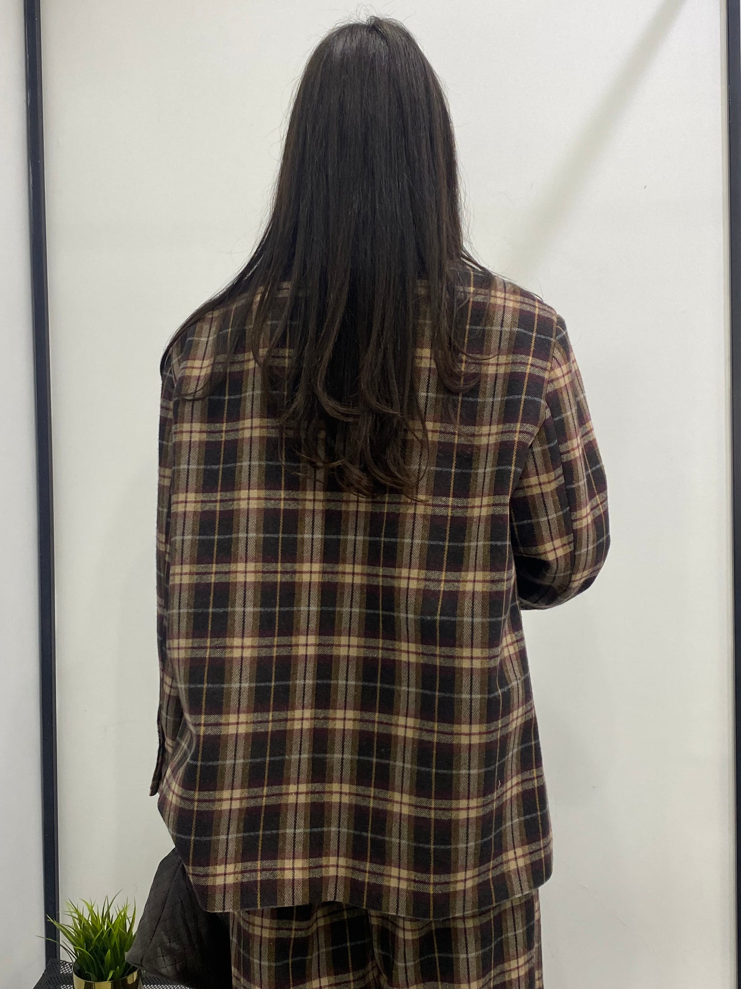 lumina blazer check contrasto