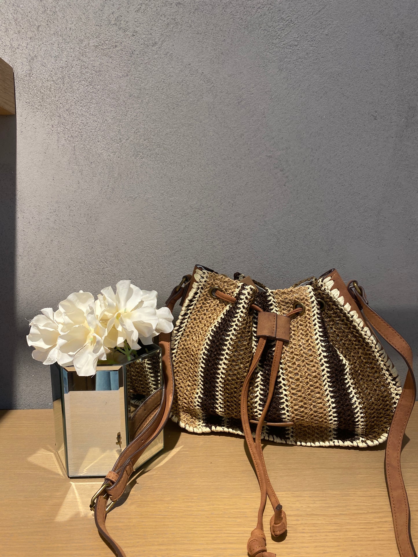 borsa bandoleras rafia