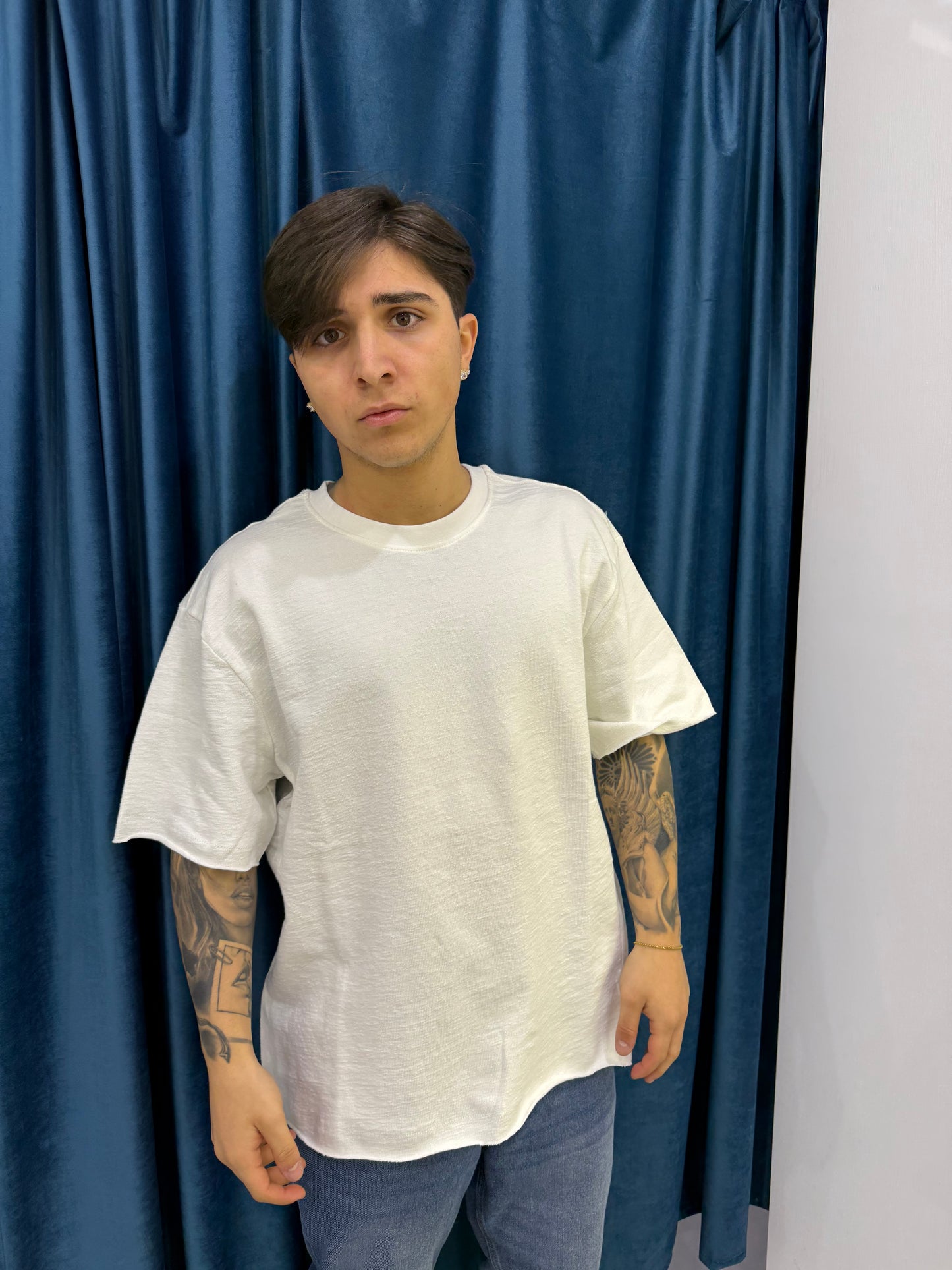 only & sons tshirt bordo senza cucitura