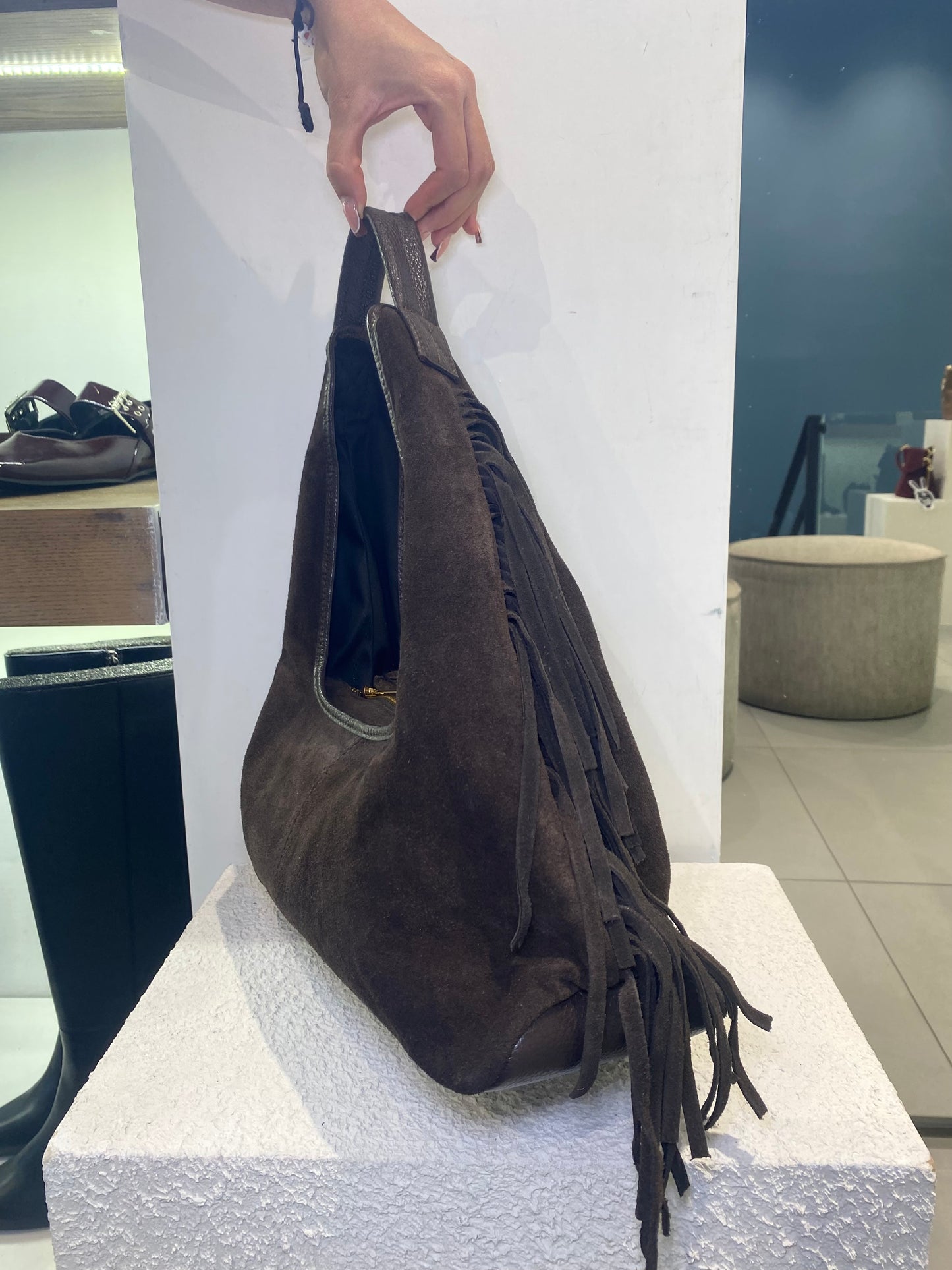 good vibes borsa frange