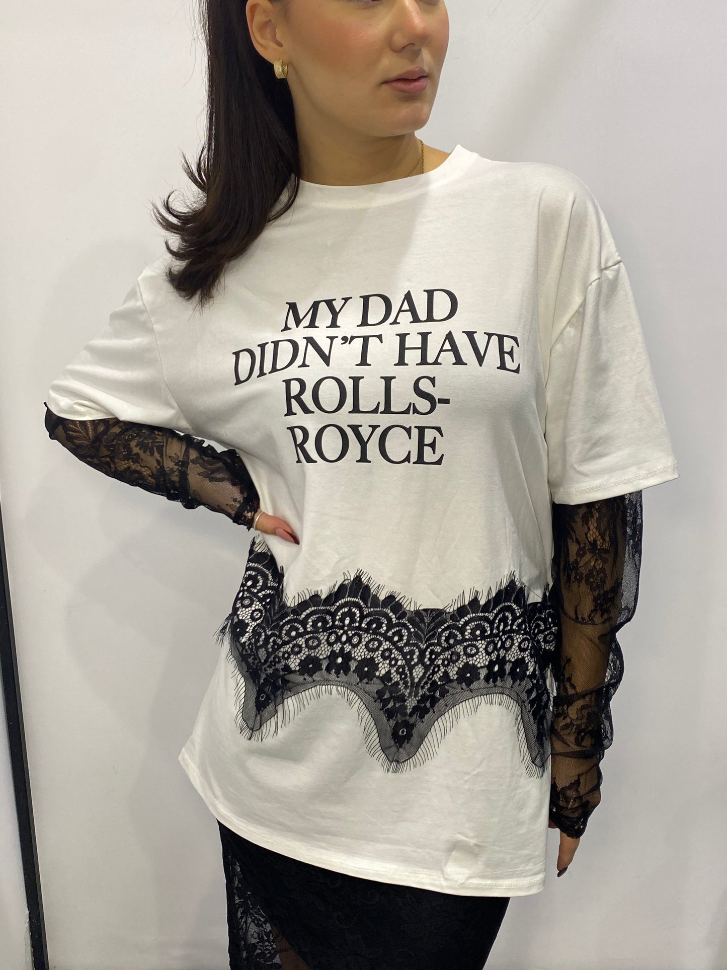 isabel t-shirt over pizzo