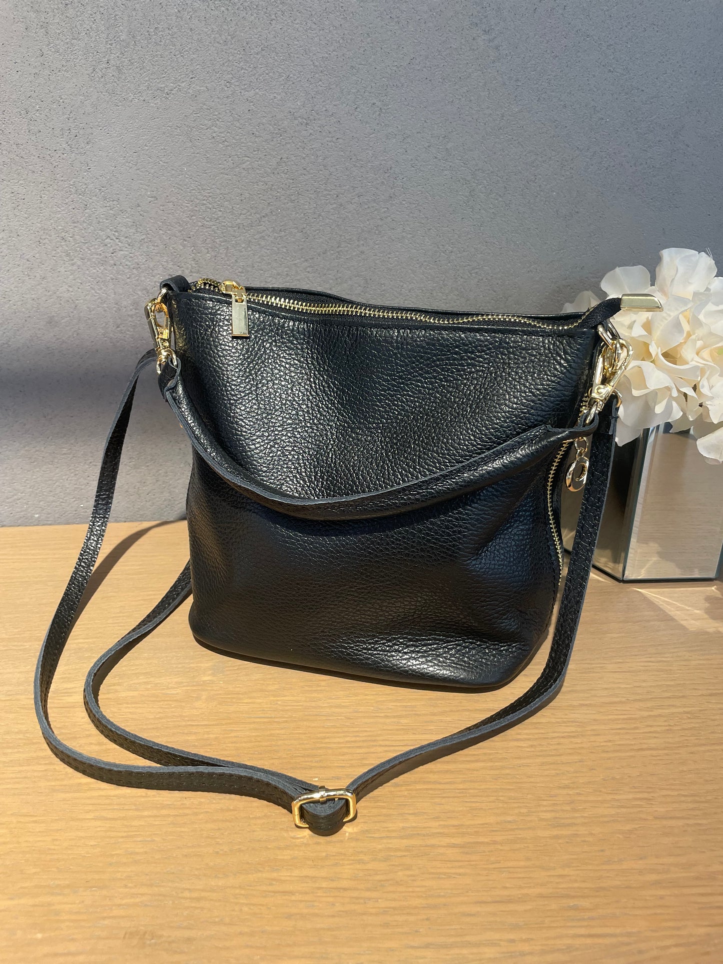 good vibes secchiello zip laterale