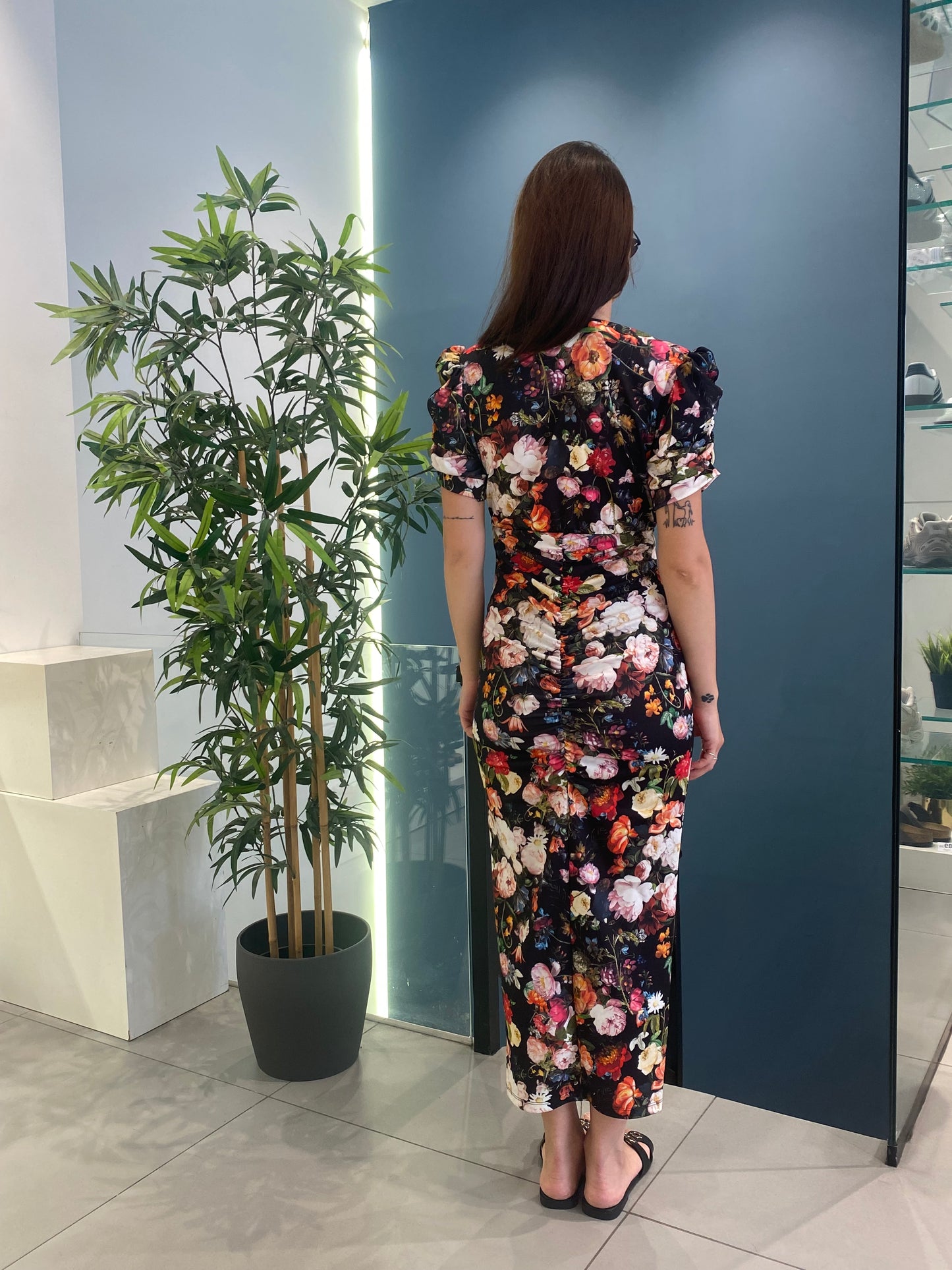 cor02 long dress arriccio floreale