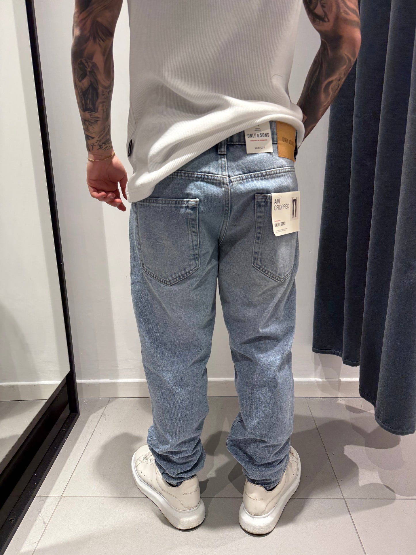 only & sons jeans cropped