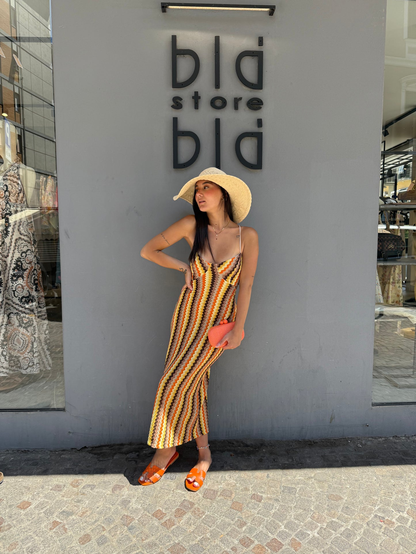 victor long dress filo laccio retro