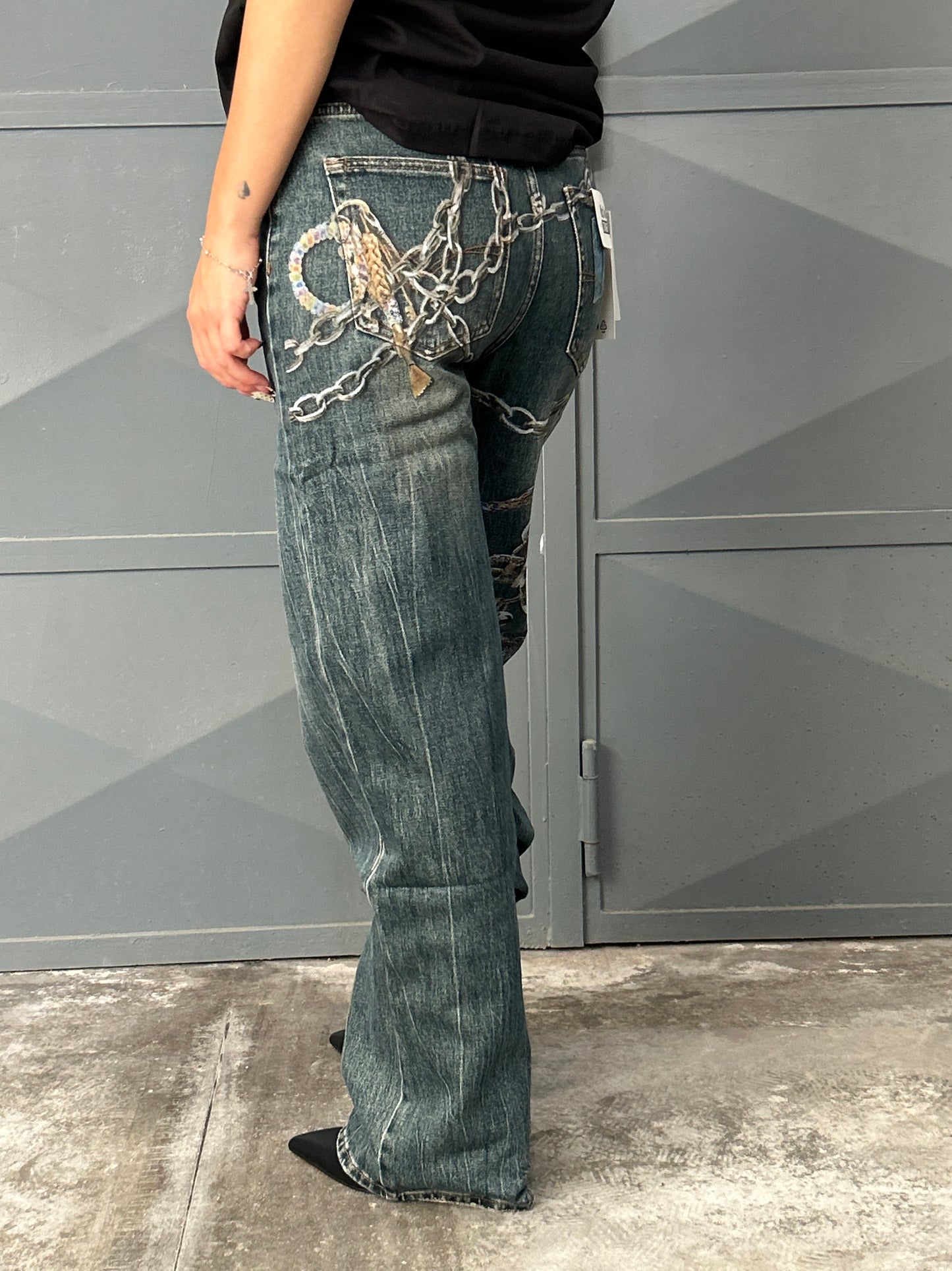 jessy jeans stampato