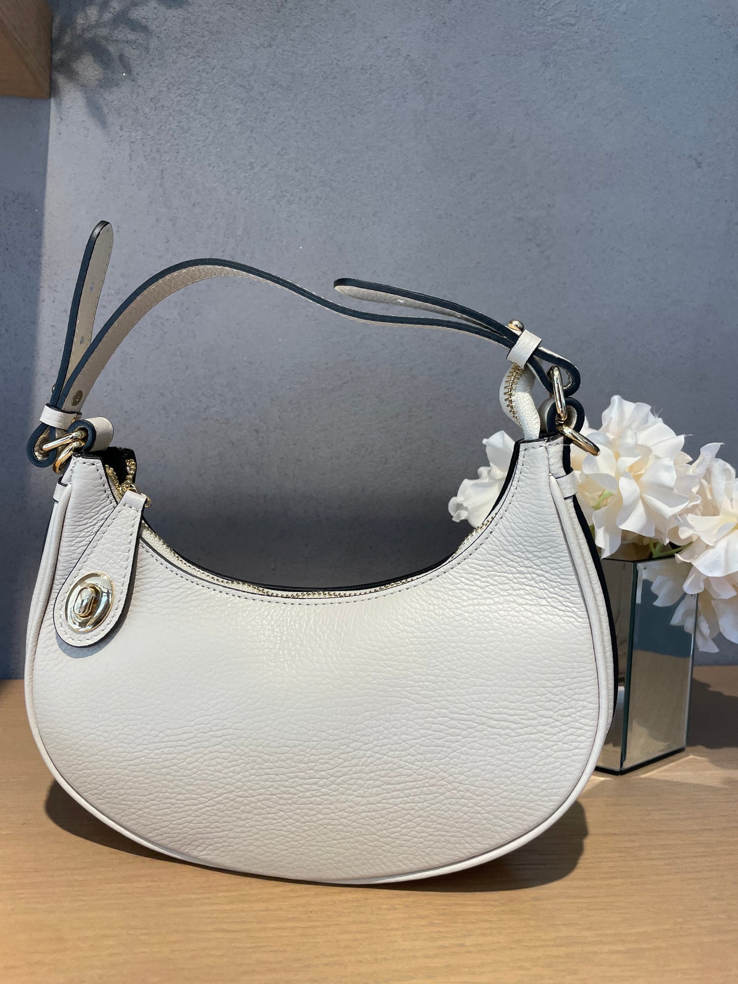 good vibes bag mezza luna gioiello