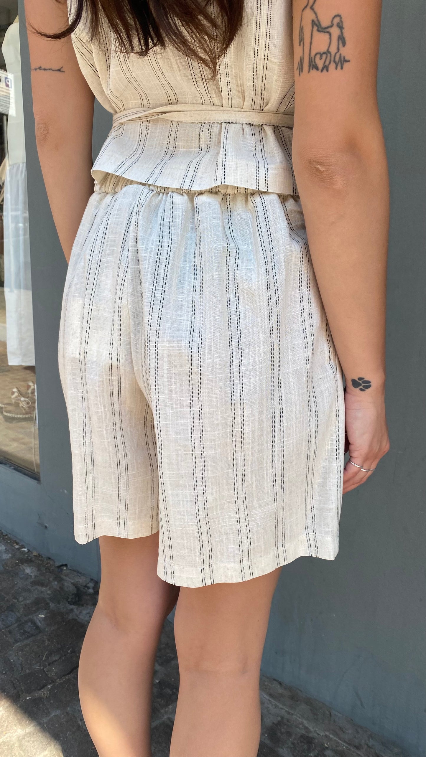 two way short gessato