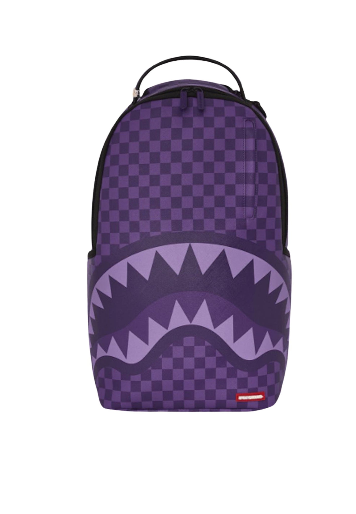 sprayground purple shark in paris backpack