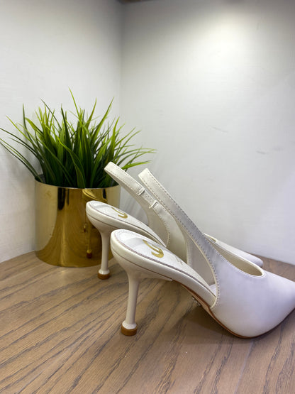 gold sling back tomaia alta