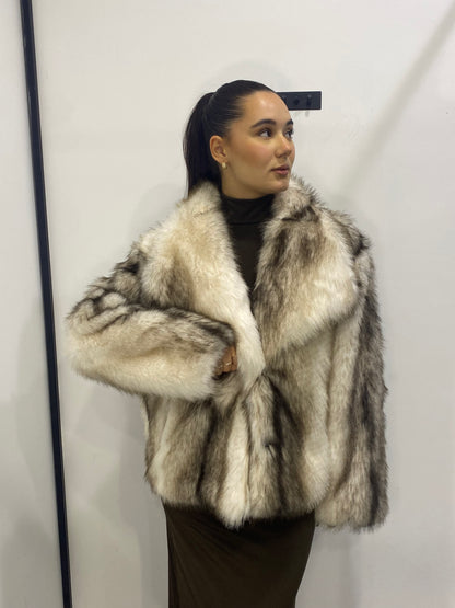 chic pelliccia sfumata