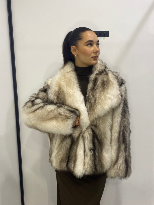 chic pelliccia sfumata