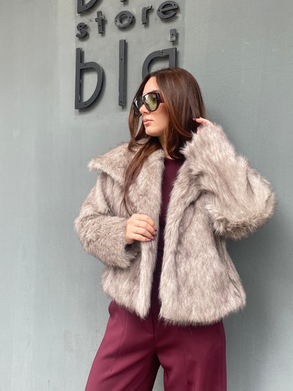 only eco pelliccia crop