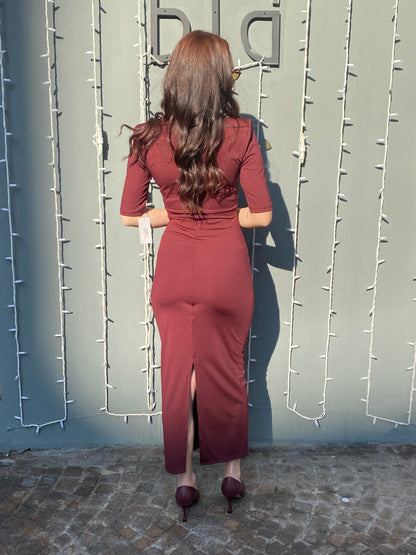 victor dress midi spalline