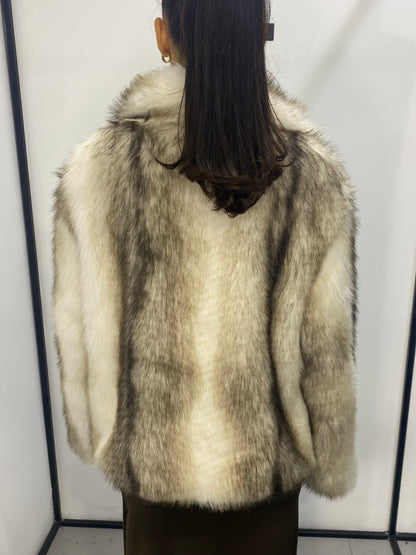 chic pelliccia sfumata