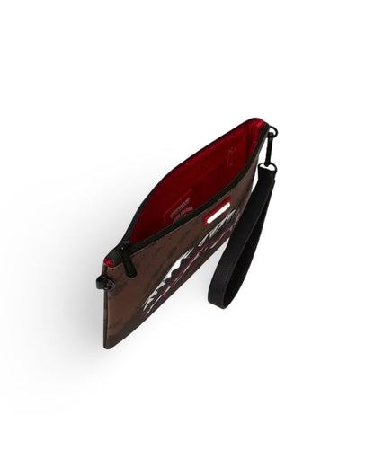 sprayground smeared grunge pouchette