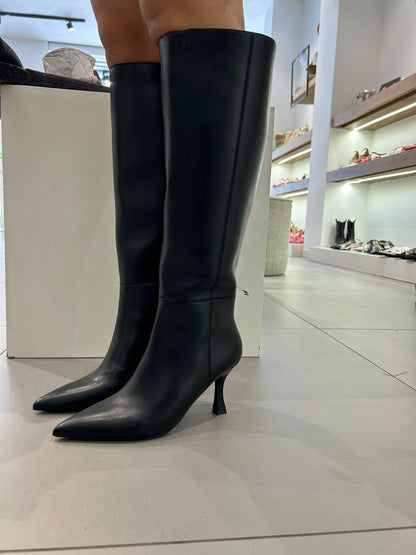 gold stivale in pelle