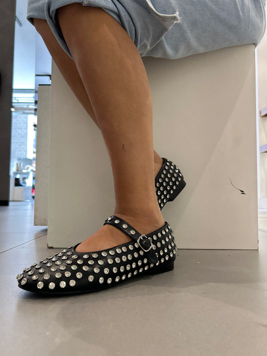 gold ballerina strass