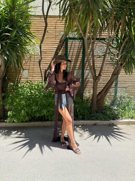 luna kimono velo