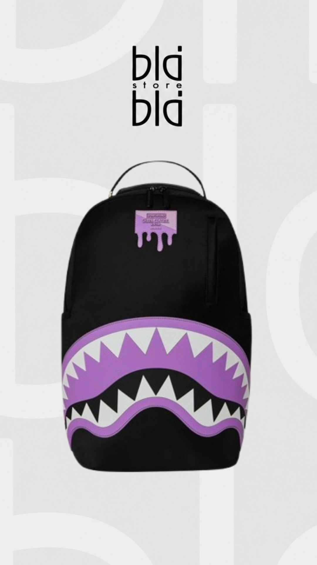sprayground shark central purple