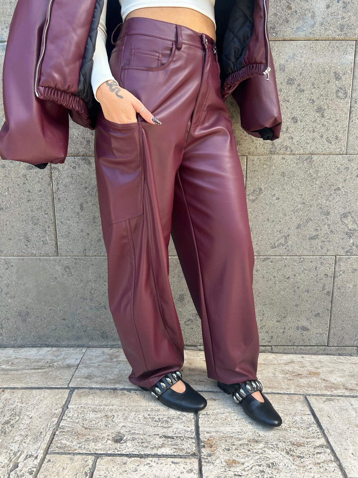 lumina panta ecopelle baloon