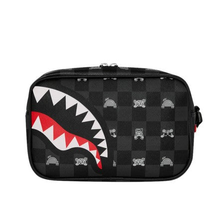 sprayground gray peeking toiletry brick