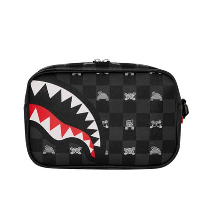sprayground gray peeking toiletry brick