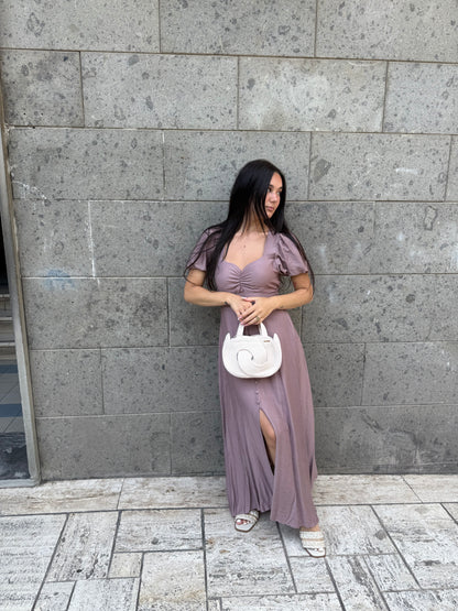 cor01 long dress manica sbuffo