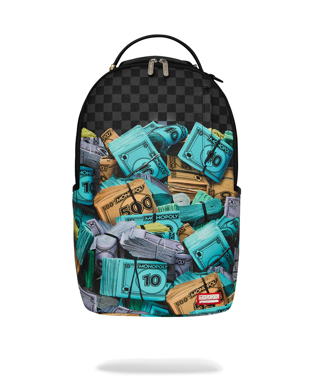 sprayground monopoly money backpack