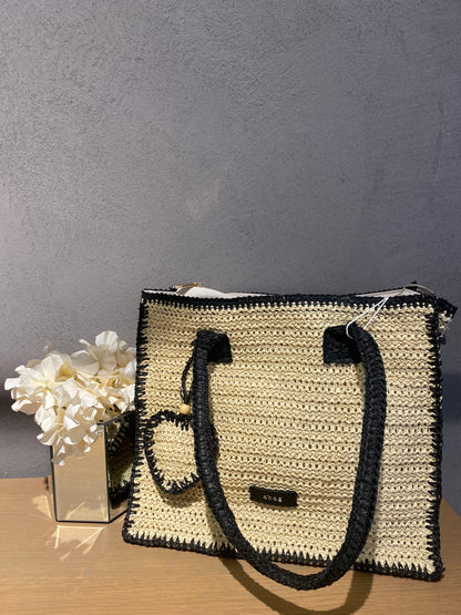 borsa bandoleras rafia