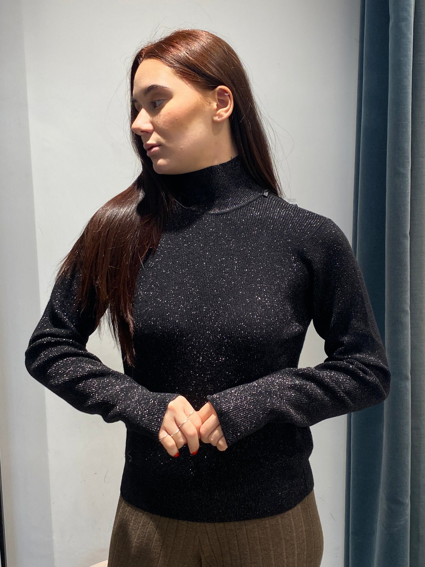 egg pull mezzo collo lurex