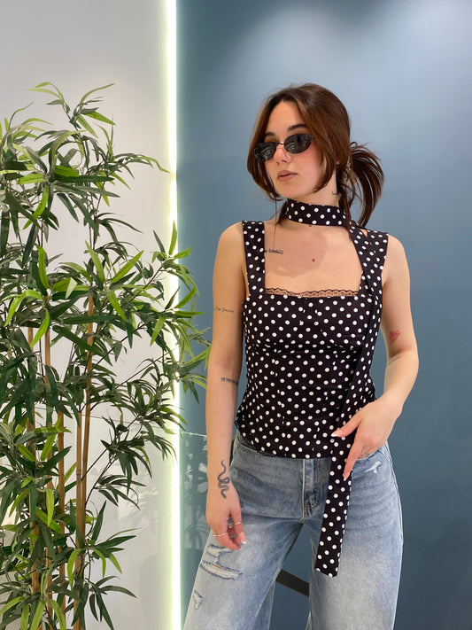 monique corsetto pois