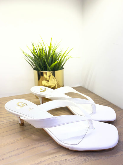 gold infradito tacco basso