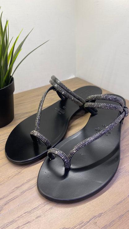giovi infradito strass nodo