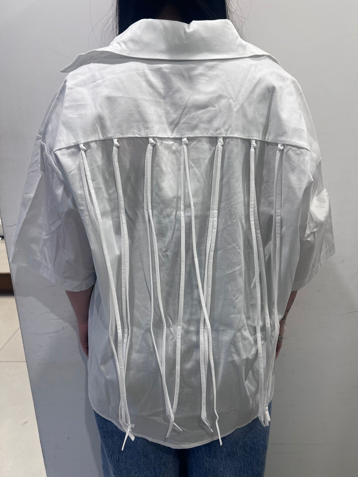 lumina camicia frange retro