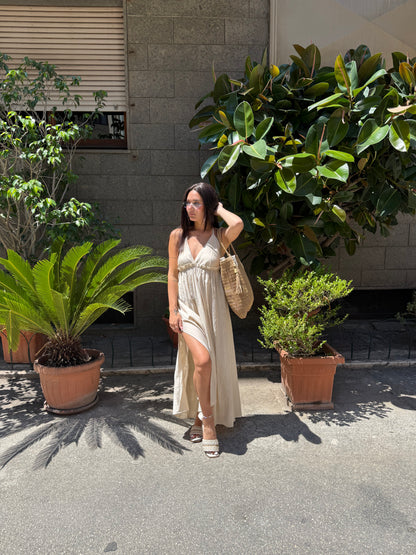 cor01 long dress scollo marylin arriccio