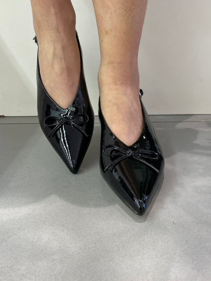 gold sling back fiocco
