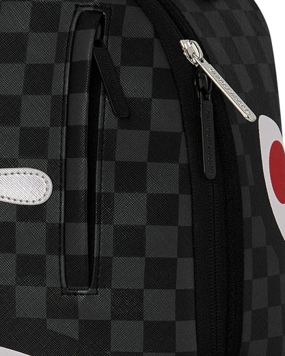 sprayground silver side drip black