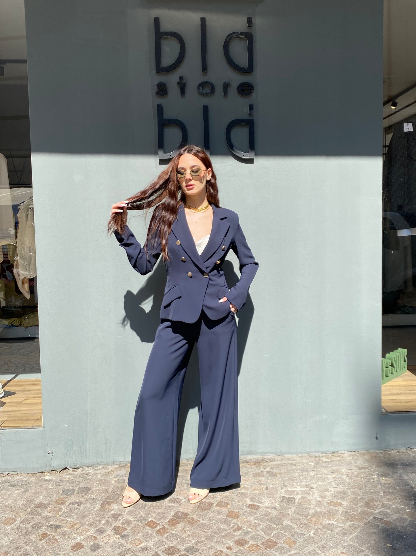 egg blazer doppio petto