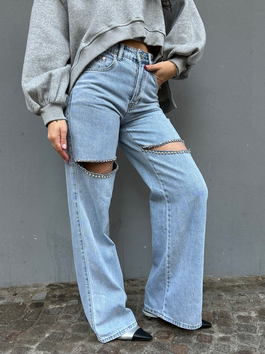 glamorous jeans cut out