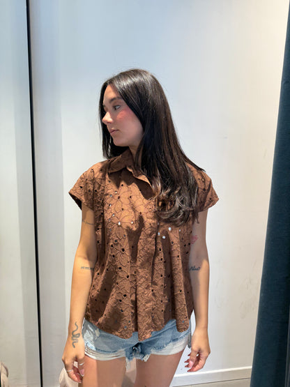 ornella b camicia pizzo