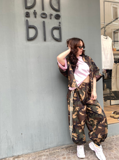 isabel camicia over mimetico