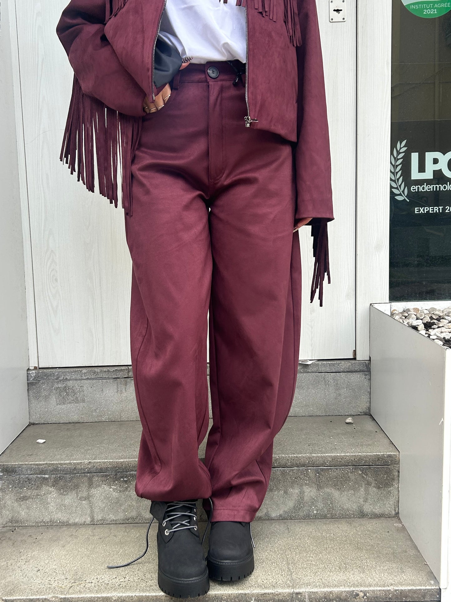 lumina panta baloon suede