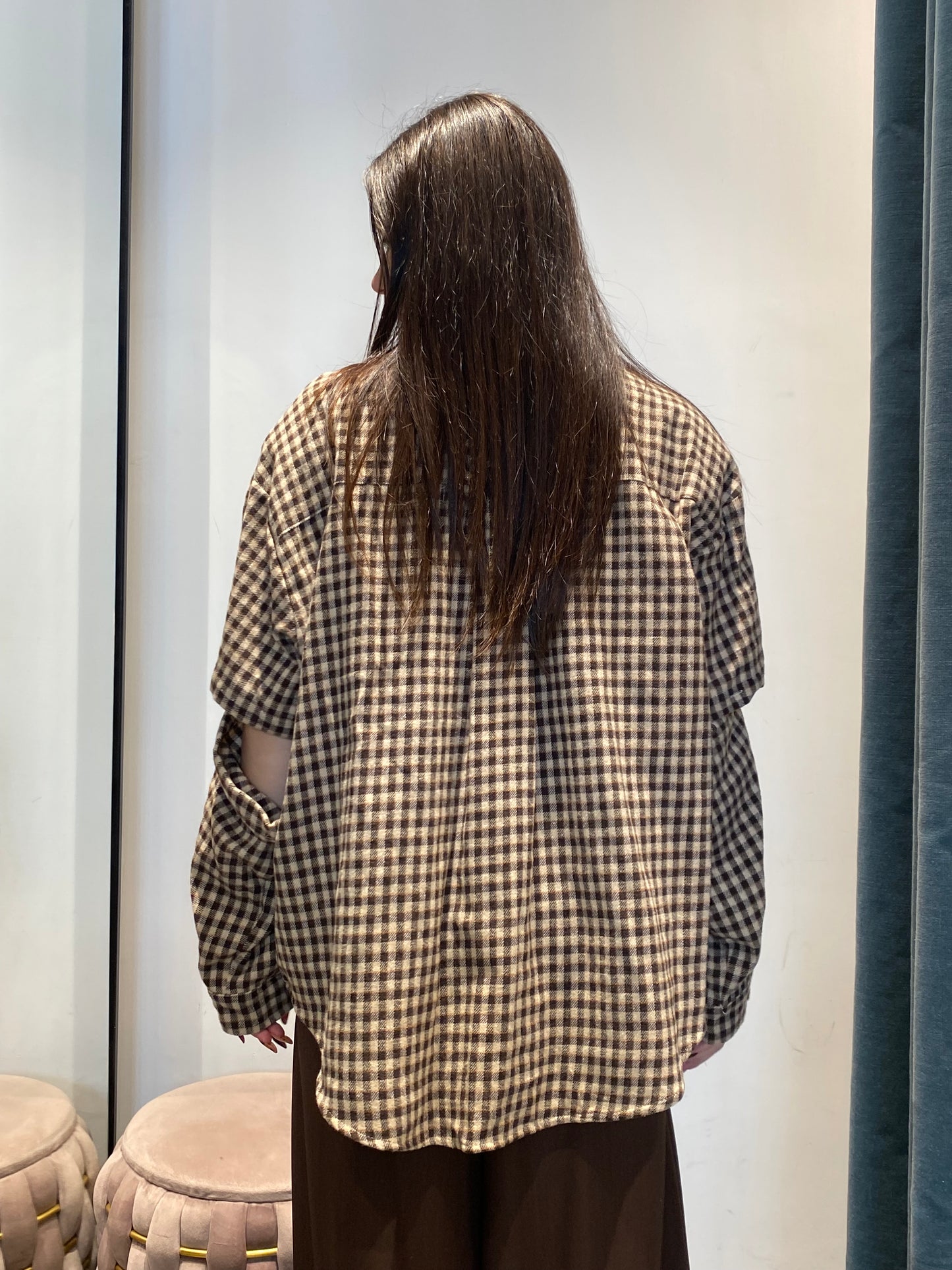 victor camicia manicotto quadri